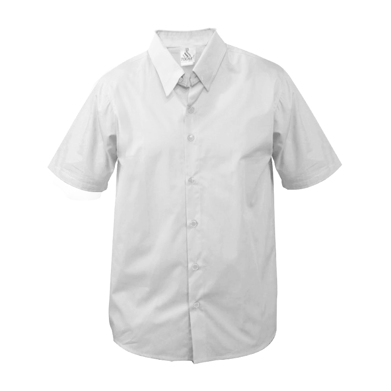 Camisa social branca store manga curta masculina